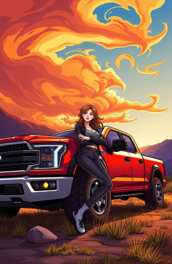 Girls And Trucks Wallpaper