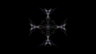 Gothic Cross Wallpaper Iron