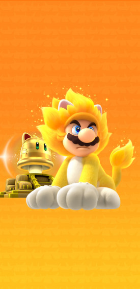 Bowser S Fury Giga Cat Mario Wallpaper With Monocle