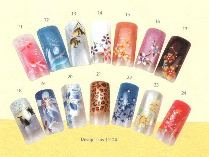 Wallpaper Skyline Artificial Nail Art Designs