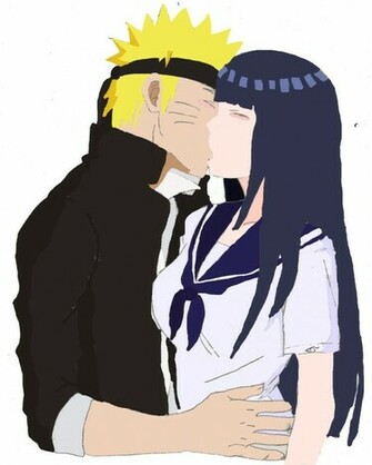 Konoha High Naruto And Hinata By Wendbria