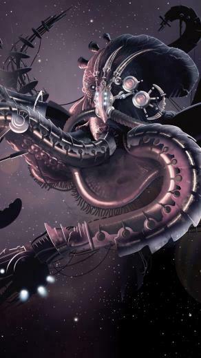 Space Robot Star Wallpaper For Samsung Galaxy S6