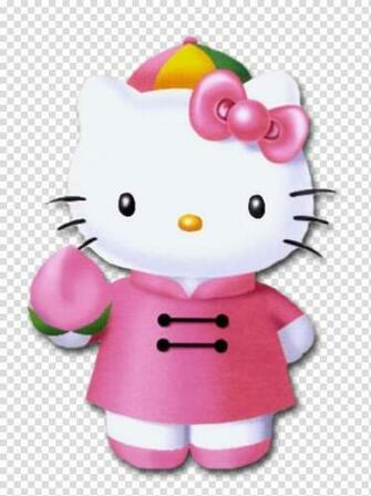 Hello Kitty Female Kity Transparent Background Png Clipart