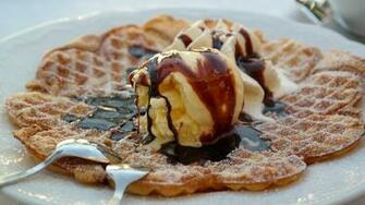 Ice Cream With Waffles HD Wallpaper 4k Macbook And