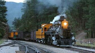 Locomotives Steam Widescreen Narrow Gauge Wallpaper