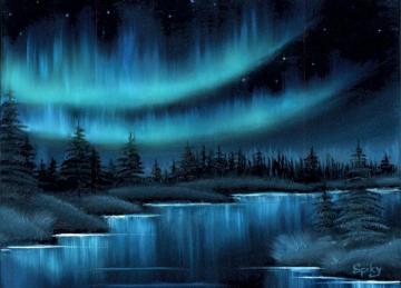 The Northern Lights Painting