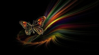 Butterfly Abstract HD Desktop Wallpaper