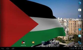 Palestine Flag Live Wallpaper Screenshot