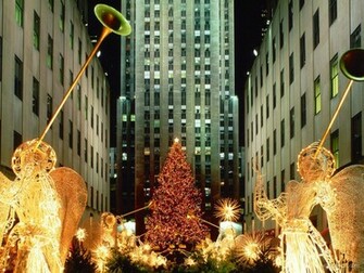 Christmas In New York Wallpaper