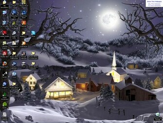 3d Winter Wonderland Animated Wallpaper