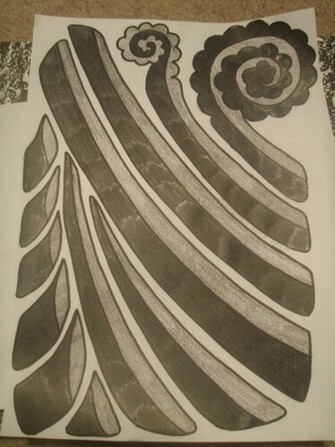Japanese Background Design By Razorlinetattoo