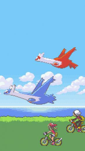 Anyone Know If There S A Live Wallpaper With Latios And Latias