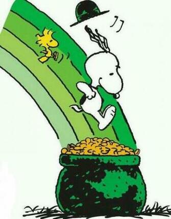 St Patrick S Day Snoopy Woodstock My Hero