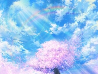 HD Beautiful Pink Tree In Sunshine Desktop Wallpaper Background