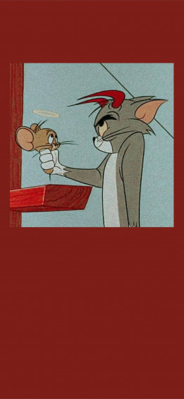 En Gut Gegen B Se Tom Und Jerry Aesthetic Wallpaper