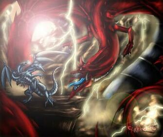 Personal Slifer Vs Blue Eyes Ultimate Dragon By