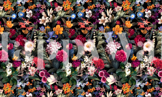 Colorful Floral Wallpaper For Bedroom Decor