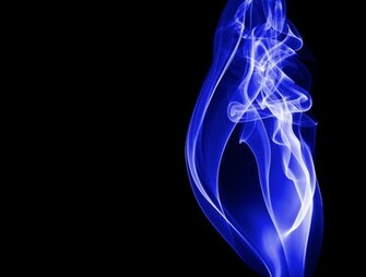 Blue Smoke Wallpaper