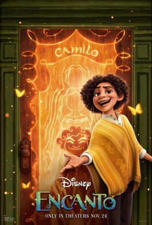 Disney Encanto Bruno Door Wallpaper