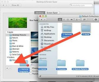 Add More Wallpaper To The Os X Desktop Preference Panel With A Drag