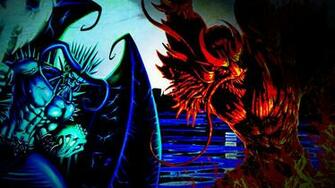 God Vs Devil Computer Wallpaper Desktop Background Id