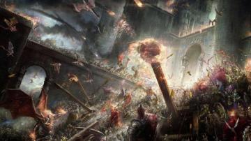 Epic Fantasy Battle Wallpaper Battlefield