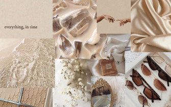 Aesthetic Beige Background For Mac Self Made