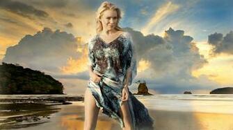 Laurie Holden Sunset Wallpaper By Oab1303
