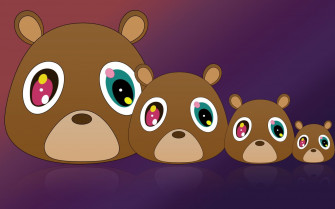 Dropout Bear Kanye West Takashi Murakami Art