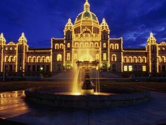 Victoria British Columbia Night Canada Wallpaper13