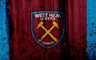 Wallpaper Fc West Ham United 4k Premier League Logo