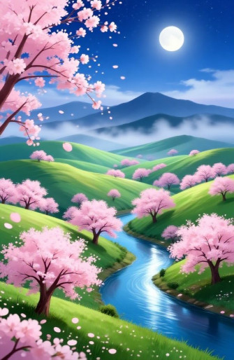 Cool Anime Landscape Wallpaper