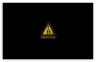 Warning Sign HD Desktop Wallpaper Widescreen Fullscreen Mobile