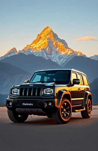 Mahindra Scorpio Black Wallpaper