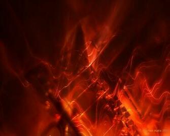 Flaming Guitar By Catastrofee