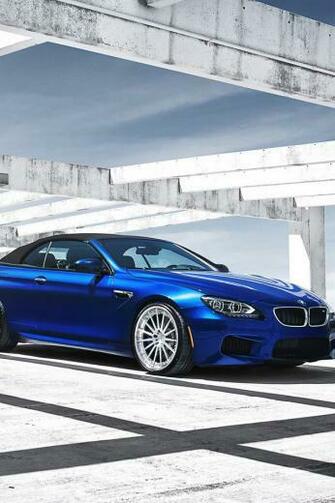 Classic Blue Sports Car iPhone Wallpaper