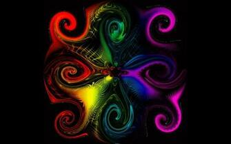 Swirls Wallpaper Colorful Desktop