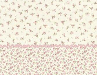 Printable Doll House Wallpaper Tiny Pink Flowers Ric