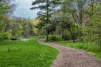 Desktop Wallpaper Usa Morton Arboretum Lisle Illinois Trail Nature