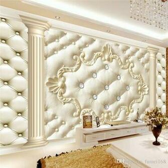 3d Large Fresco Living Room Tv Background Wallpaper European