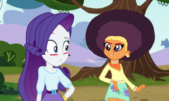 Rarity Image Eqg X Saffron Masala With An Afro HD
