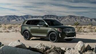 Kia Telluride Front Three Quarter HD Wallpaper