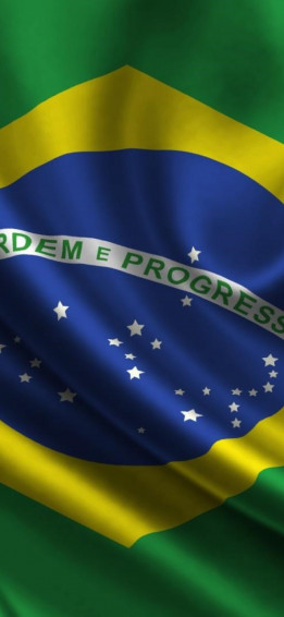 Brazil Flag iPhone Xs Max HD 4k Wallpaper Image