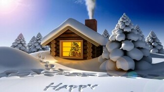 Christmas House Wallpaper Pictures Pics Image Photos Desktop