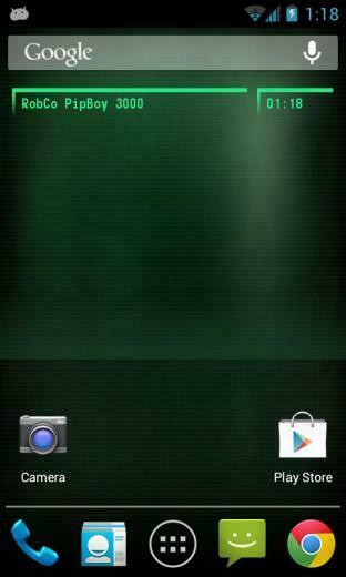Pip Boy Live Wallpaper Screenshot