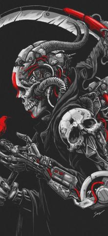 Grim Reaper Phone Wallpaper