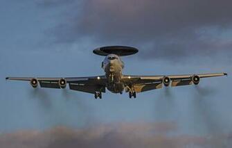 Wallpaper The Plane Far Detection Radar Sentry Boeing E