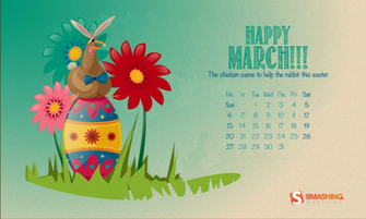Desktop Wallpaper Calendars March Smashing Magazine