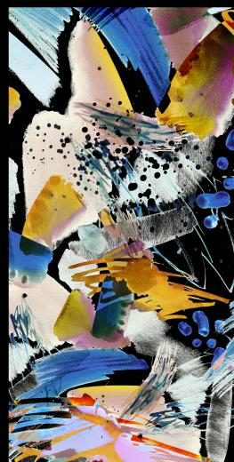 iPhone Xs Case Colourful Watercolor Paint By Oana In