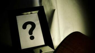 Abstract Question Mark Wallpaper